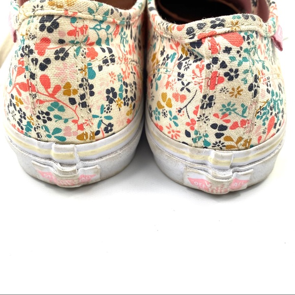 Vans Camden Lace Up Floral Sneakers, Women's 8 - Picture 5 of 12